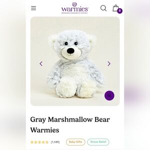 WARMIES MARSHMALLOW BEAR
